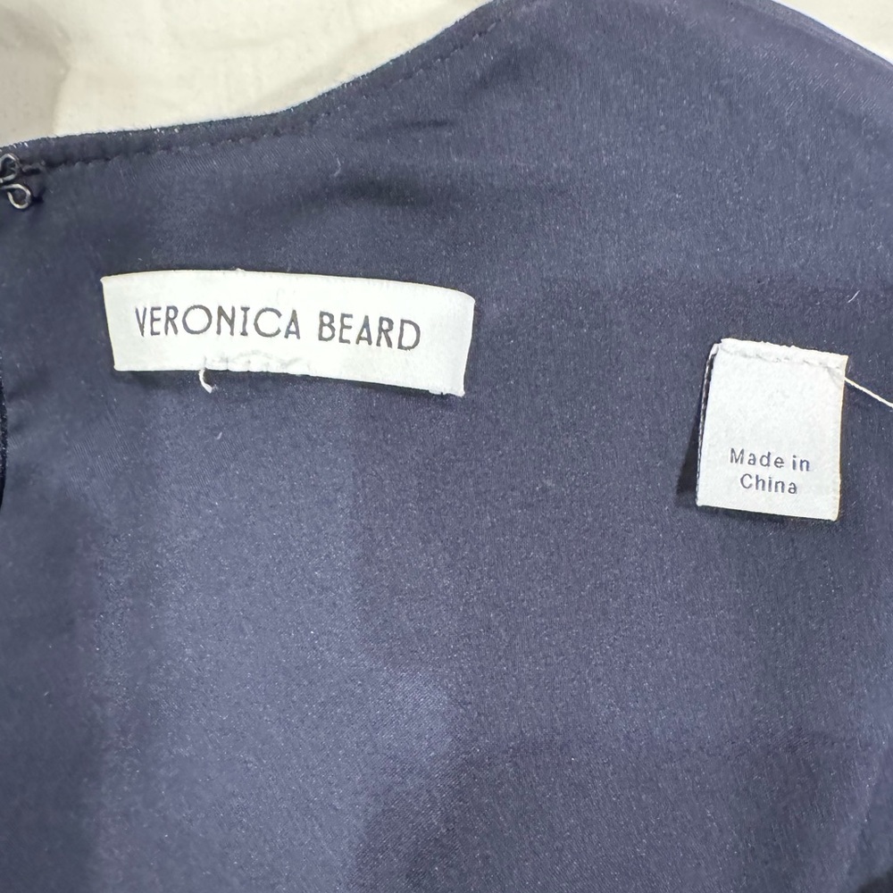 Veronica Beard Karrigan paneled denim midi dress, size 6, NWOT, MSRP $687 - Picture 6 of 12